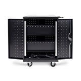 Luxor 24-Laptop / Chromebook Charging Cart - With Locking Doors