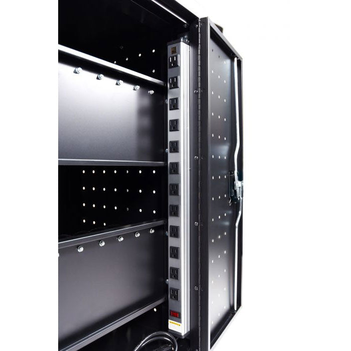 Luxor 24-Laptop / Chromebook Charging Cart - With Locking Doors