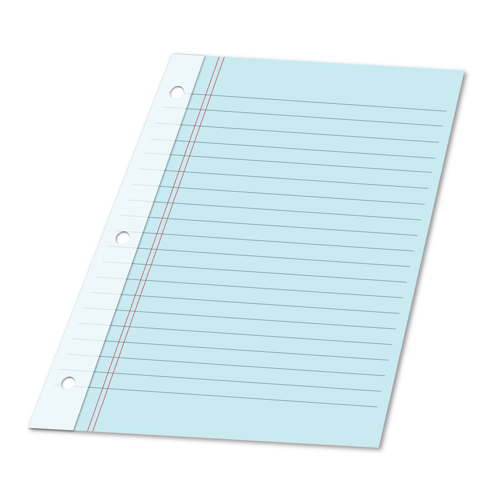 TruLam 3 Mil Laminating Pouches, 3-Hole Punch Reinforcement, 1-3/16" x 9", 100/Bx
