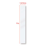 TruLam 3 Mil Laminating Pouches, 3-Hole Punch Reinforcement, 1-3/16" x 9", 100/Bx