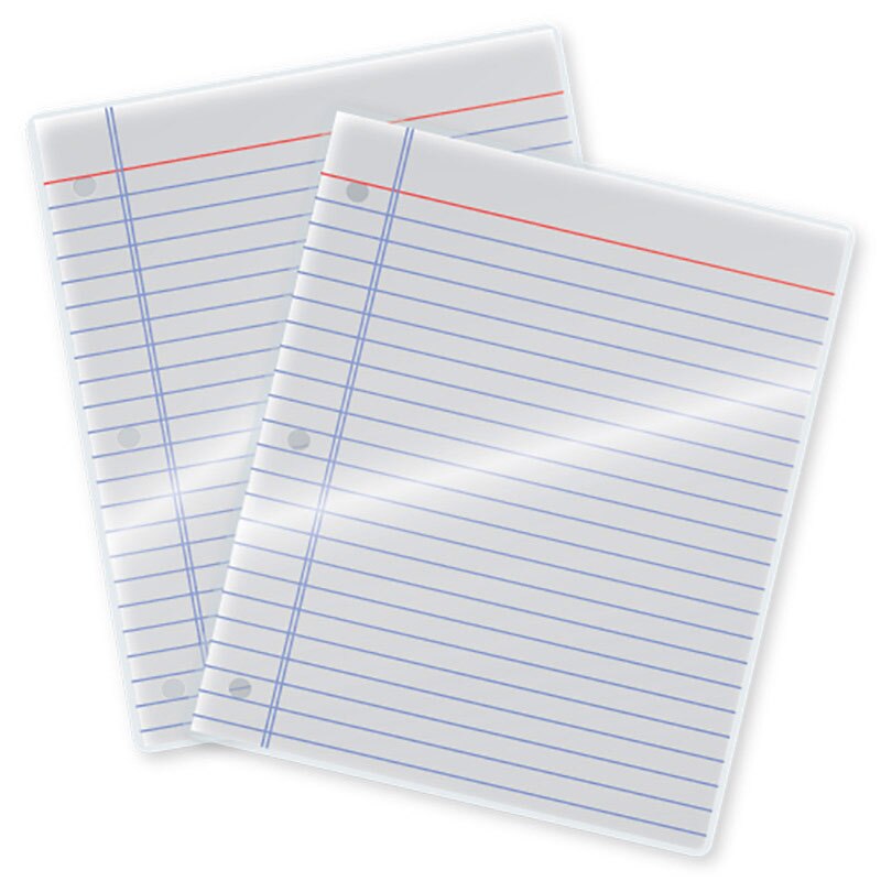TruLam 3 Mil Laminating Pouches, Looseleaf Size, 9-1/2" x 11-3/8", 100/Bx