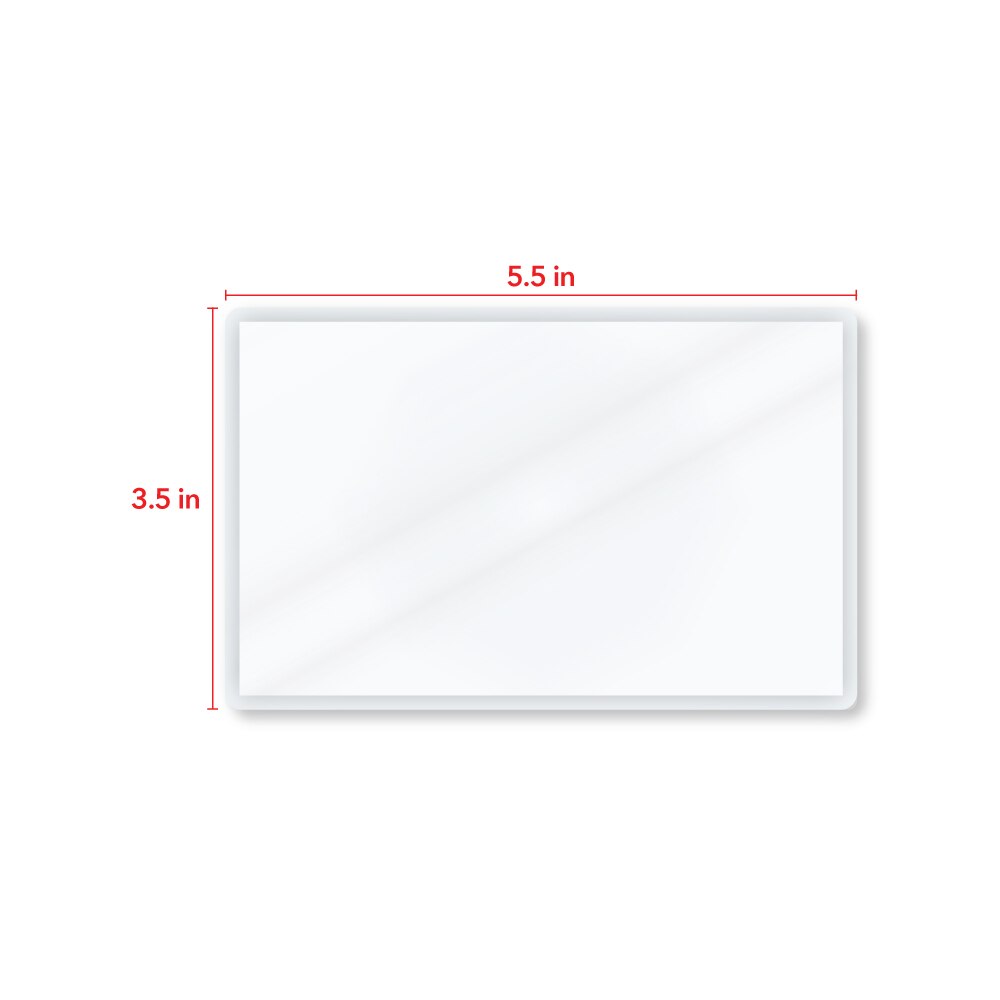 TruLam 10 Mil Laminating Pouches, File/Index Card Size, 3-1/2" x 5-1/2", 100/Bx