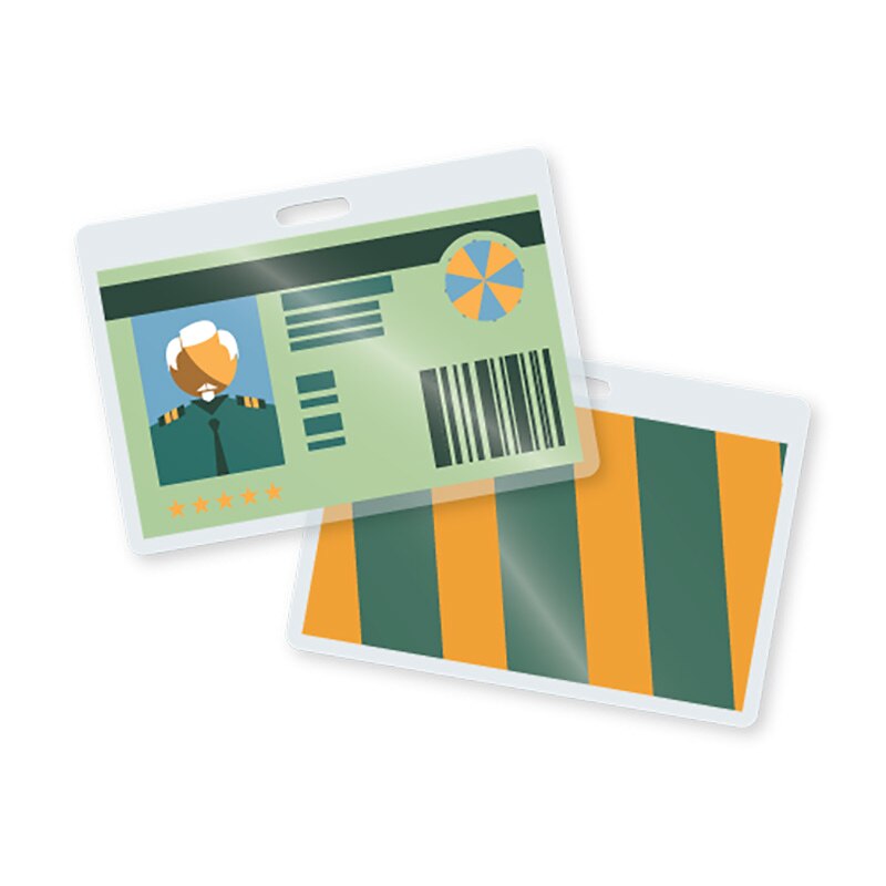 TruLam 10 Mil Laminating Pouches With Long Side Slot, Military Card Size, 2-5/8" x 3-7/8", 500/Bx