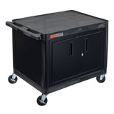 Luxor Multi-Purpose Rolling Cabinet with Two Shelves