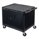 Luxor Multi-Purpose Rolling Cabinet with Two Shelves