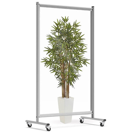 Mobile Clear Acrylic Room Divider / Sneeze Guard