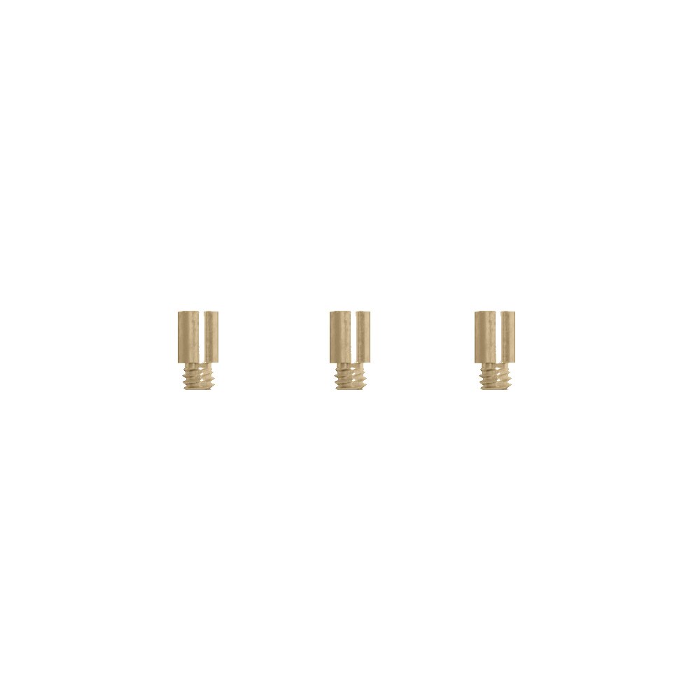 1/4 in. Antique Brass Chicago Screw/Screw Post Extensions (100 pieces/bx)