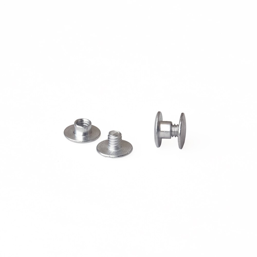 1/8 in. Aluminum Chicago Screws/Screw Posts (100 sets/bx)