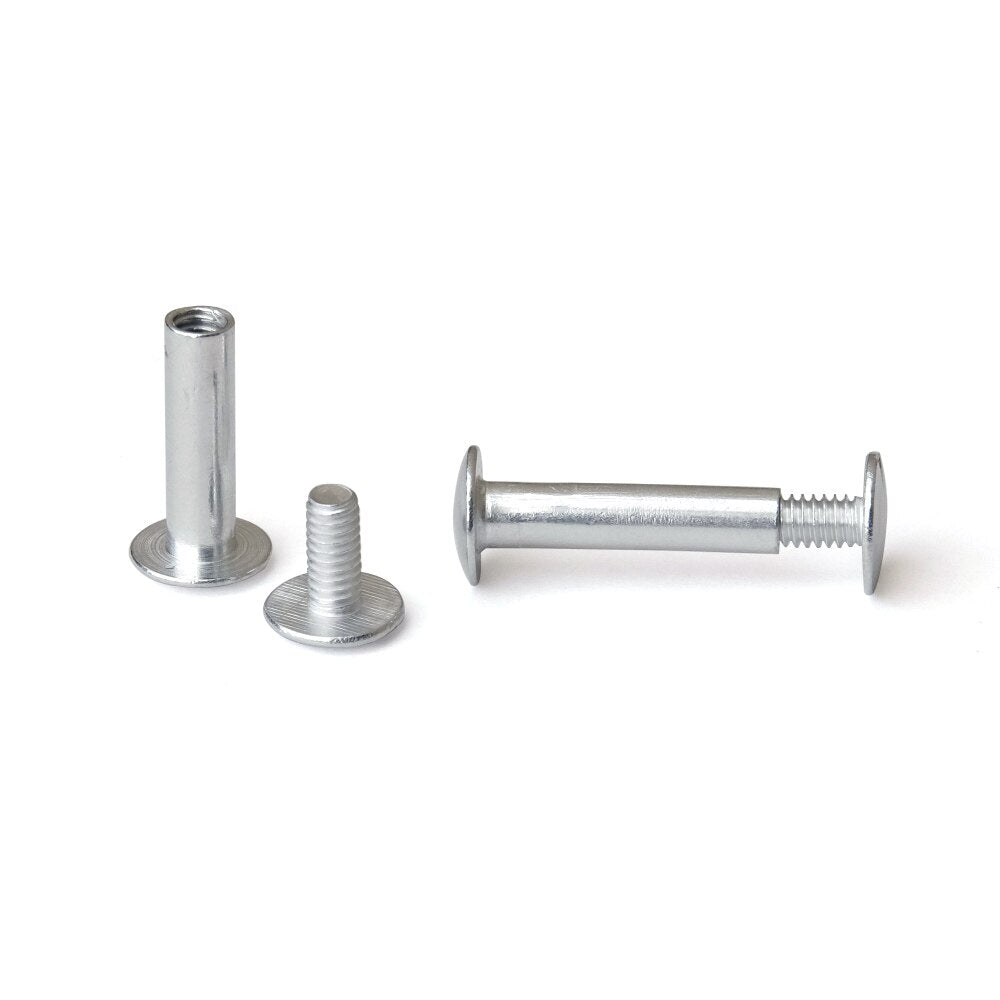 3/4 in. Aluminum Chicago Screws/Screw Posts (100 sets/bx)
