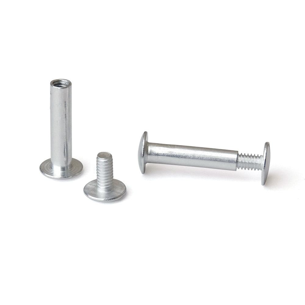 7/8 in. Aluminum Chicago Screws/Screw Posts (100 sets/bx)