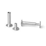7/8" Aluminum Chicago Screws/Screw Posts (100 sets/bx)