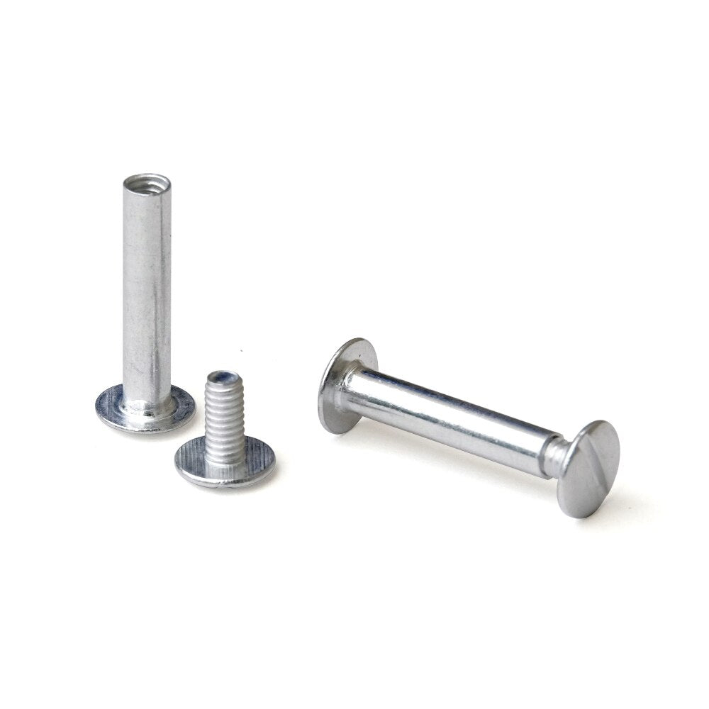 1 in. Aluminum Chicago Screws/Screw Posts (100 sets/bx)