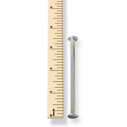 3-1/2 in. Aluminum Chicago Screws/Screw Posts (100 sets/bx)