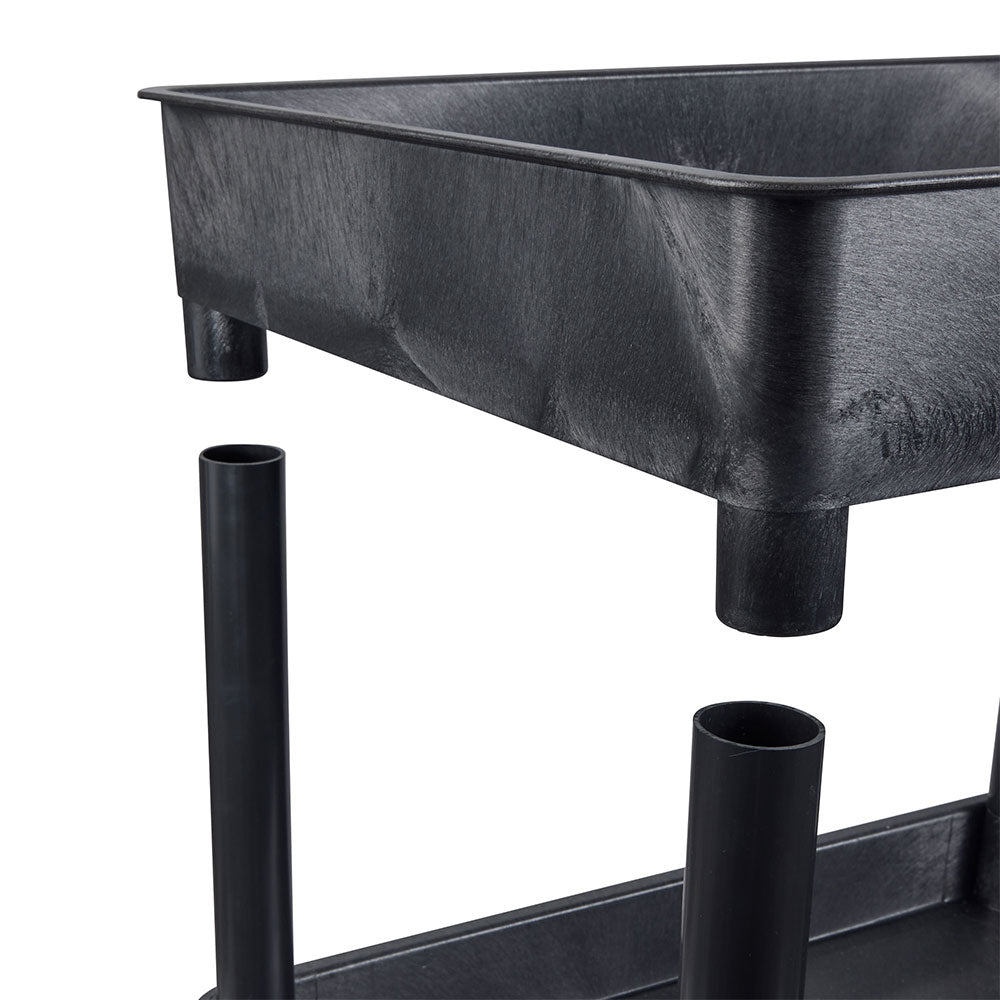 Luxor Tub Cart with Two Shelves