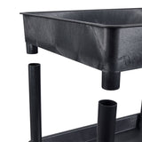 Luxor Tub Cart with Two Shelves