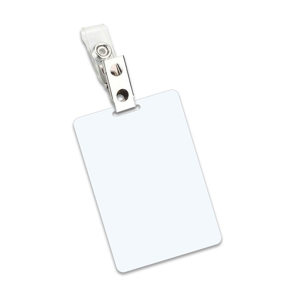 Badge Kit - 7 Mil Luggage Tag Laminating Pouches with Clips (500 Sets)