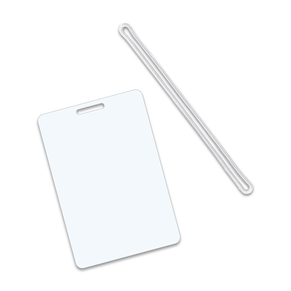 Badge Kit - Loops + 7 Mil Luggage Tag Laminating Pouches (500 Sets)