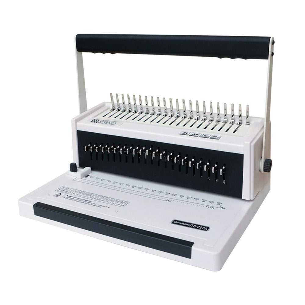TruBind TB-C20A Manual Comb Binding Machine