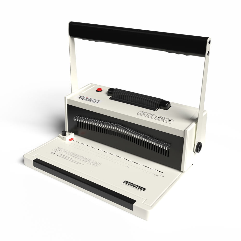 TruBind TB-S20A Coil Binding Machine with Electric Coil Inserter