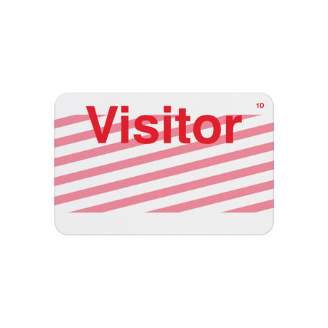 Manually-Issued ONEstep TIMEbadge Pre-Assembled Expiring Badge - Adhesive (Qty 500)